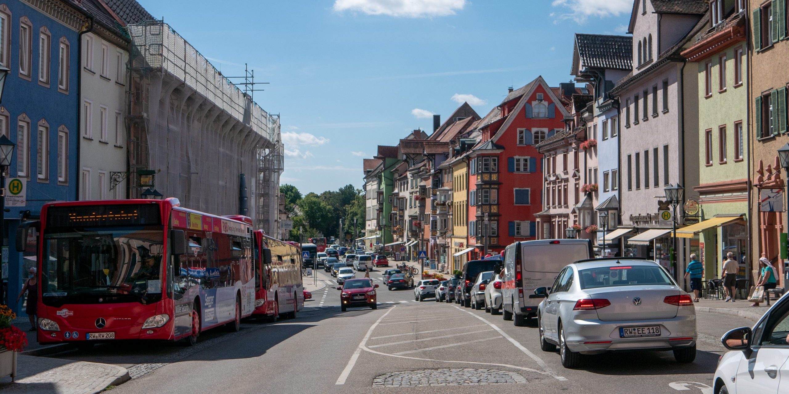 Verkehr auf dem Friedrichsplatz